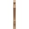 Ekena Millwork 5 1/2-in W x 48-in D x 48-in H Balboa Block Rough Cedar Woodgrain TimberThane Outlooker, Primed Tan OUTUR055X48X48BOA44RCPR - alternate 6